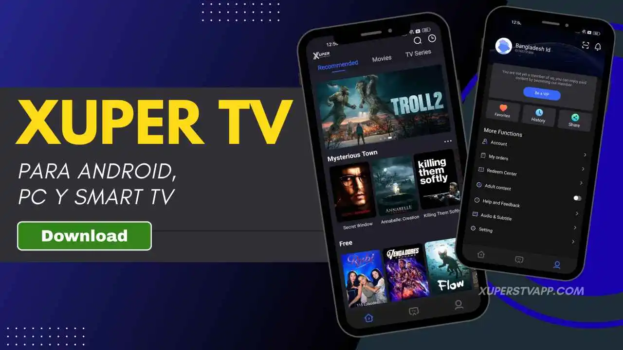 Descargar Xuper TV (2026) Gratis En directo TV y Ver películas Xuper TV APK