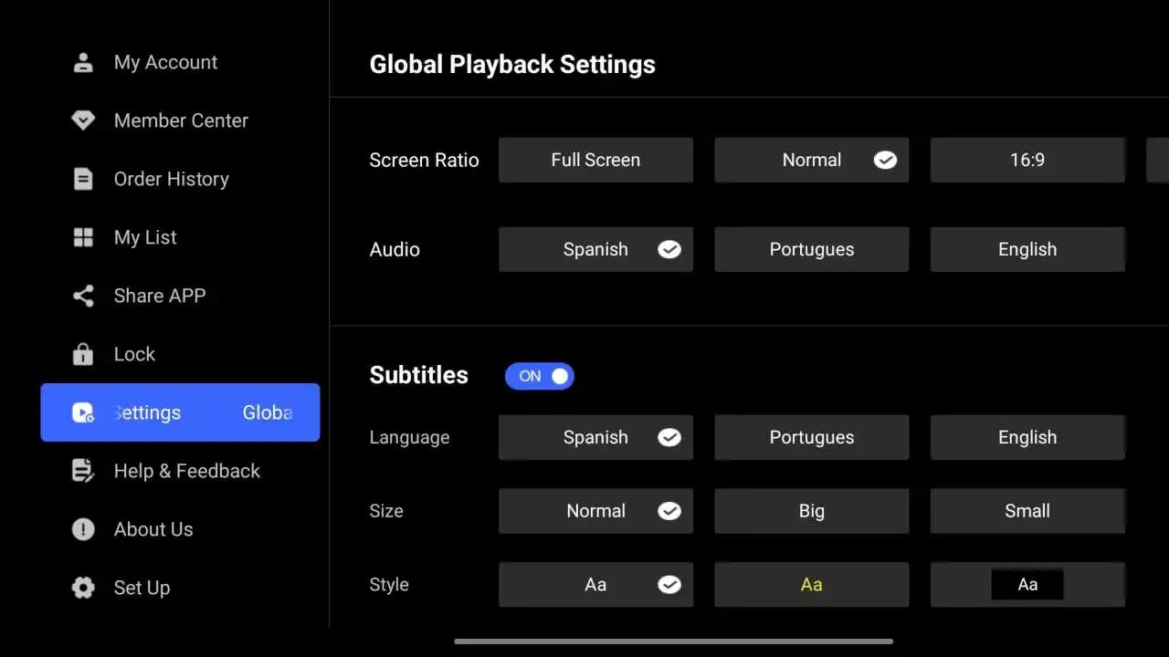 Configuración y personalizaciones